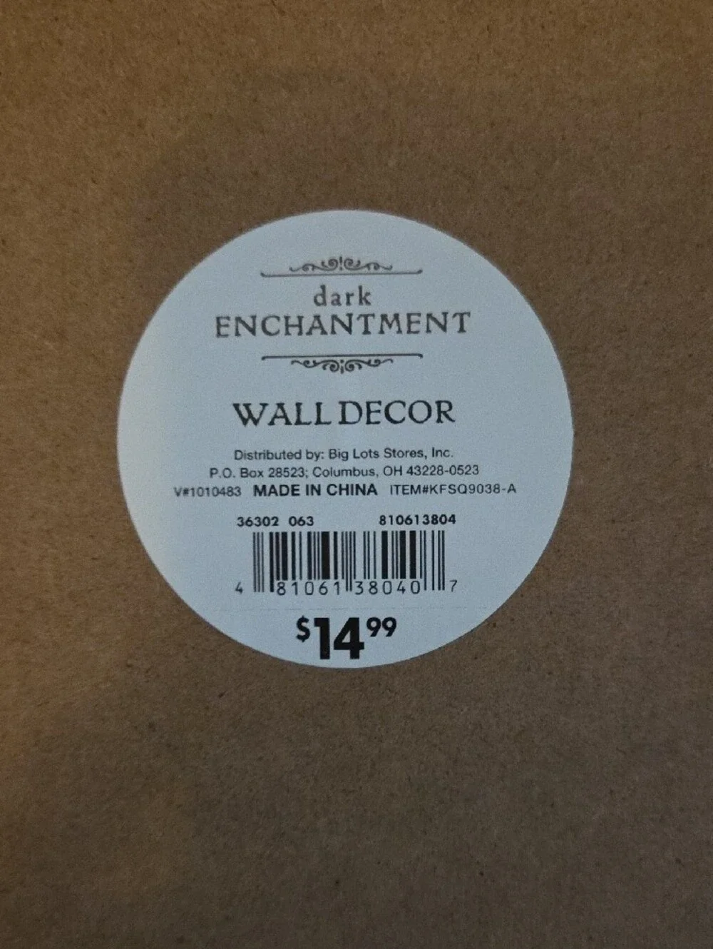 Come In For A Spell Framed Wall Art - Blue & Black